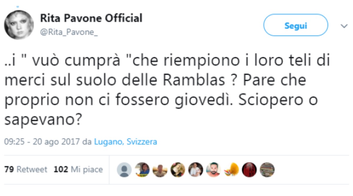 Barcellona e i "vu cumprà" spariti dalla Rambla: la bufala ripresa da Rita Pavone