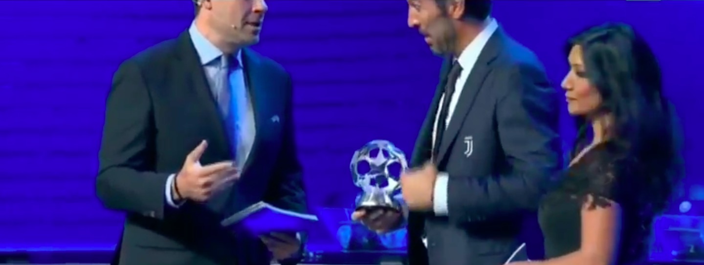 YouTube, Gianluigi Buffon premiato come miglior portiere della Champions
