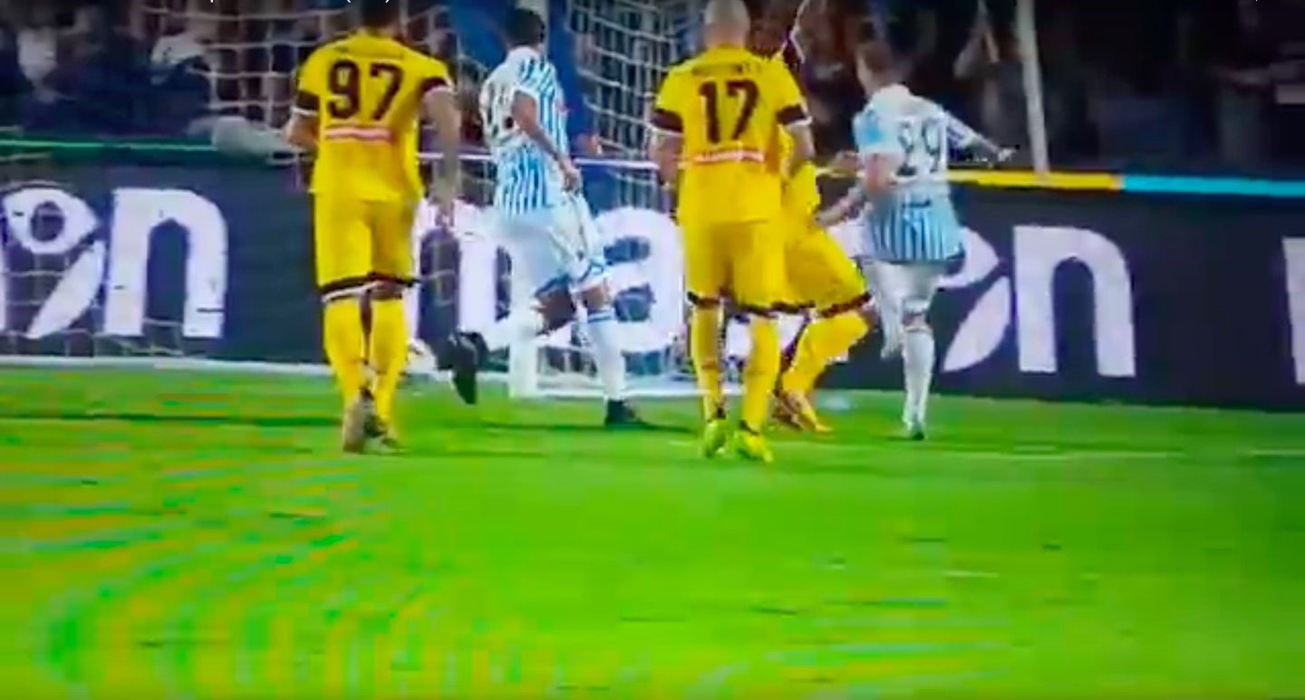 VAR, Spal-Udinese: gol di Lazzari assegnato 3 minuti dopo, esultanza posticipata