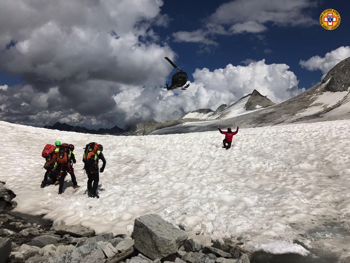 Adamello: precipita cordata sulla Presanella, un morto ma i feriti sono gravi