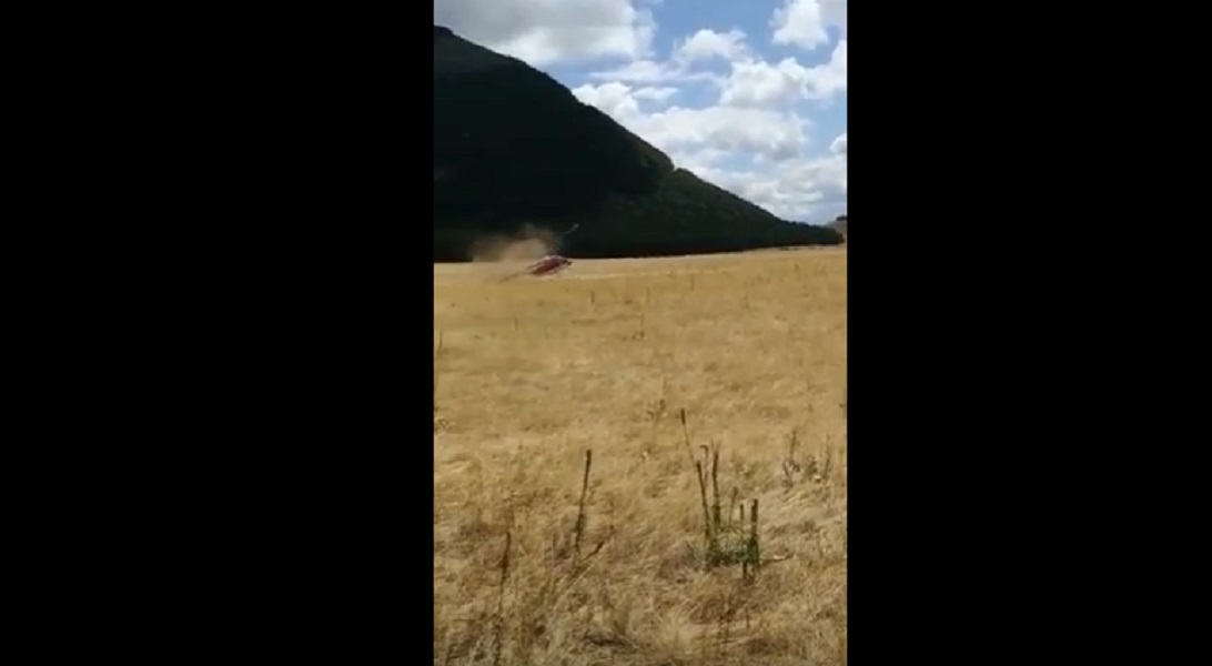 Problemi in fase di atterraggio: elicottero vigili del fuoco si schianta sul Gran Sasso