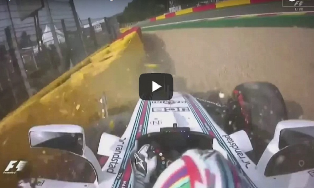 YOUTUBE Felipe Massa, incidente durante le prove libere a Spa