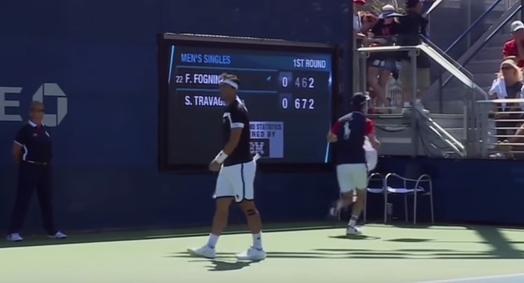 Fabio Fognini, insulti sessisti all'arbitro durante gli Us Open