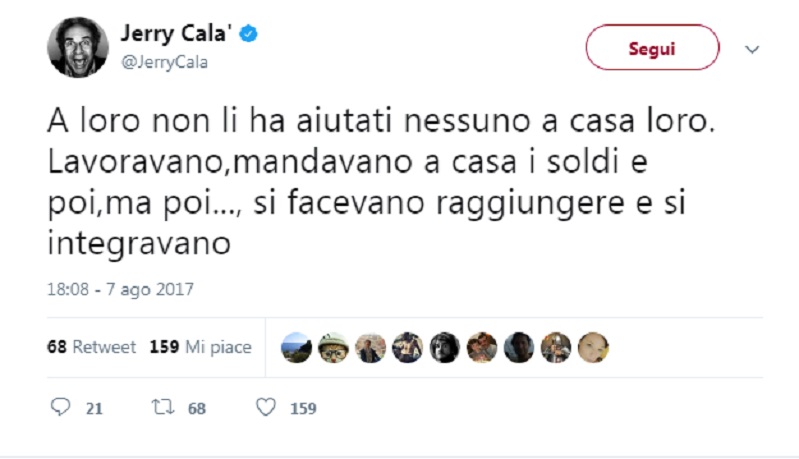 Laura Boldrini, tweet su Marcinelle fa infuriare Jerry Calà: "No paragoni assurdi .. pulitevi la bocca!"