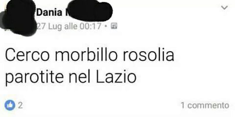 Genitori No Vax cercano morbillo su Fb per immunizzare figli senza vaccini. Si rischia ergastolo06