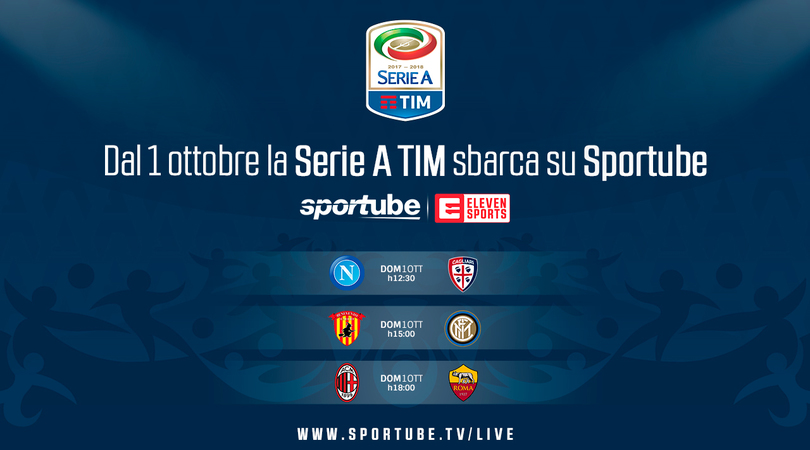 Serie A streaming, dal 1 ottobre tre partite su Sportube: come funziona, quanto costa