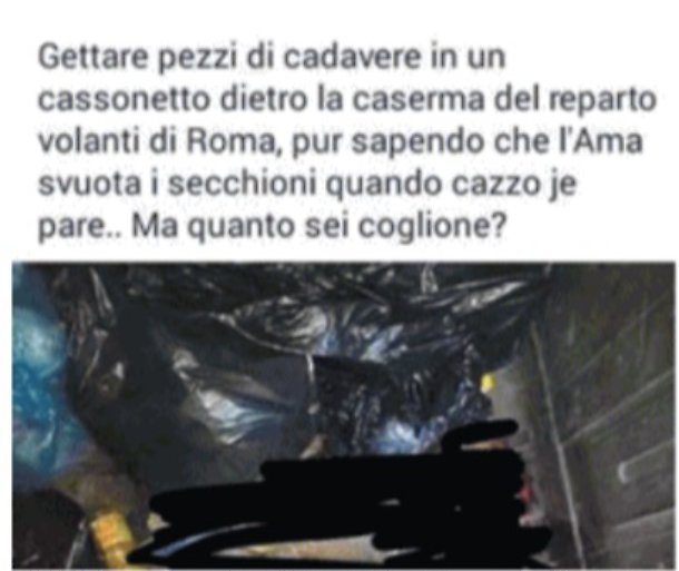 Nicoletta Diotallevi, netturbino fotografa il cadavere nel cassonetto e sfotte l' Ama