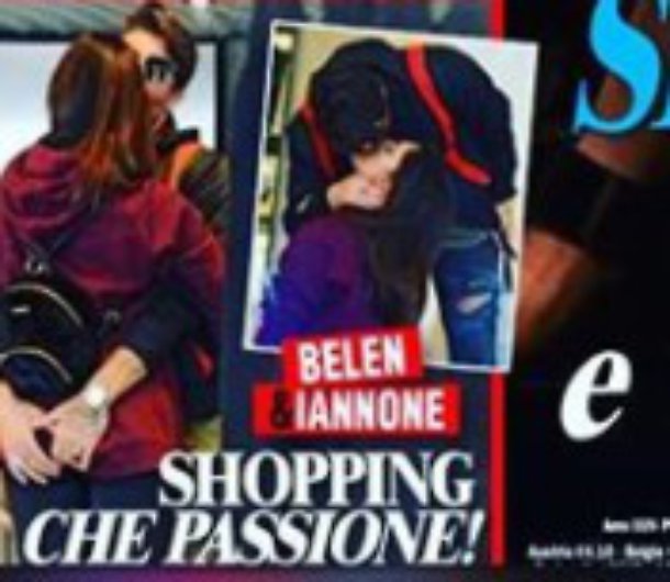 Belen Rodriguez e Andrea Iannone: il pilota non resiste, e la mano...