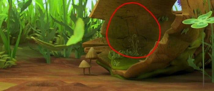 Ape Maia censurata su Netflix, si vede un fallo disegnato sul tronco