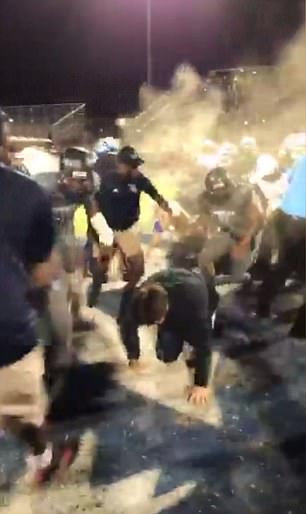 Nevada, mega rissa a fine partita: polizia usa spray al pepe