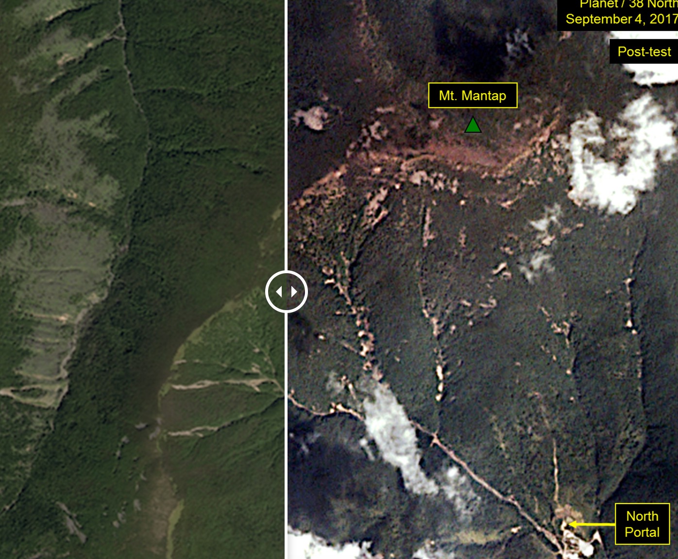 Corea del Nord, la devastazione provocata dalla bomba all'idrogeno FOTO