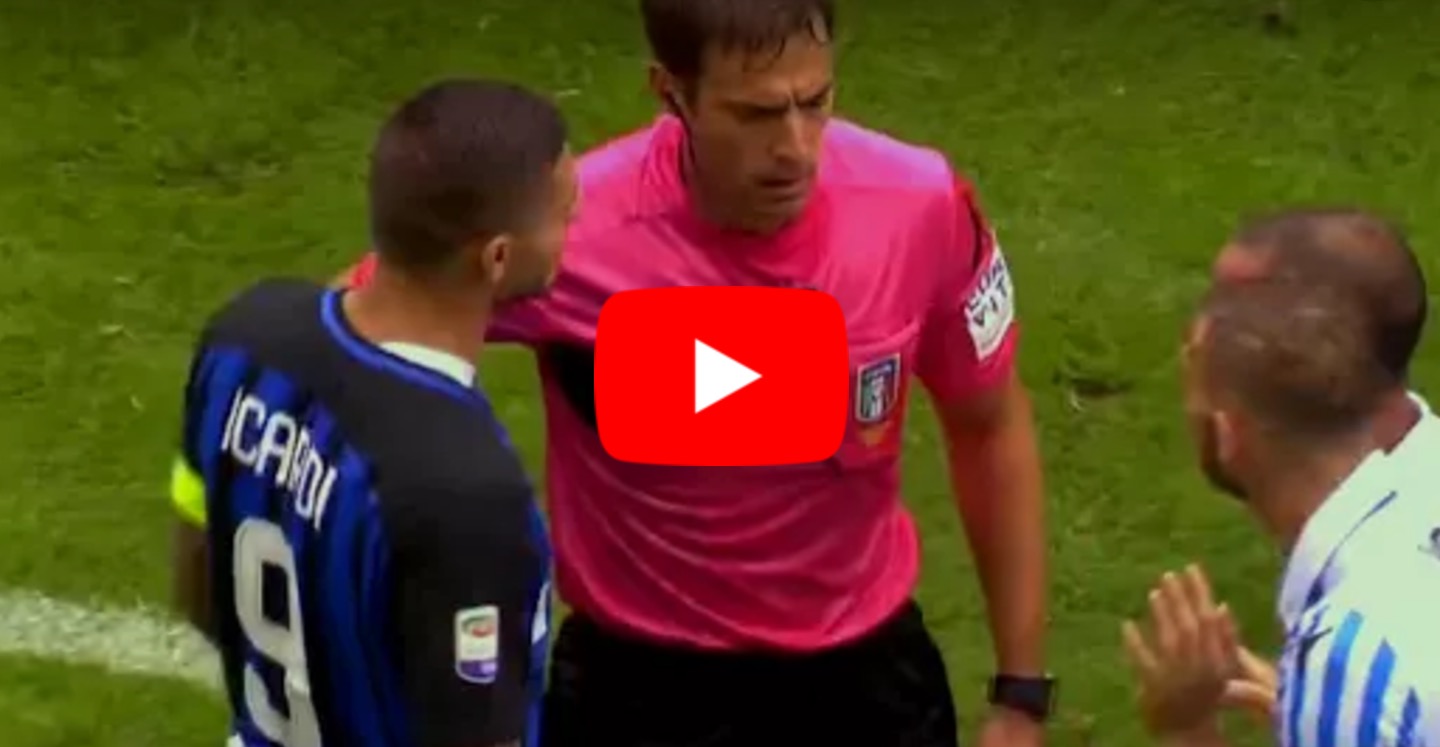 YouTube, VAR assegna rigore a Icardi in Inter-Spal: gol dei nerazzurri