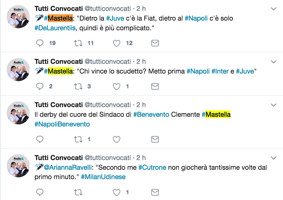 Mastella: "Scudetto? Juve ha FIAT, Napoli solo De Laurentiis"