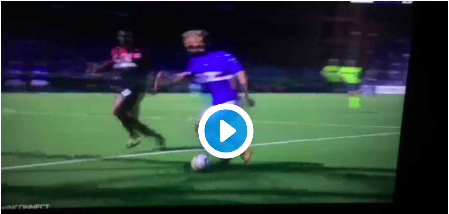 Video, Sampdoria-Milan: VAR toglie rigore alla Sampdoria