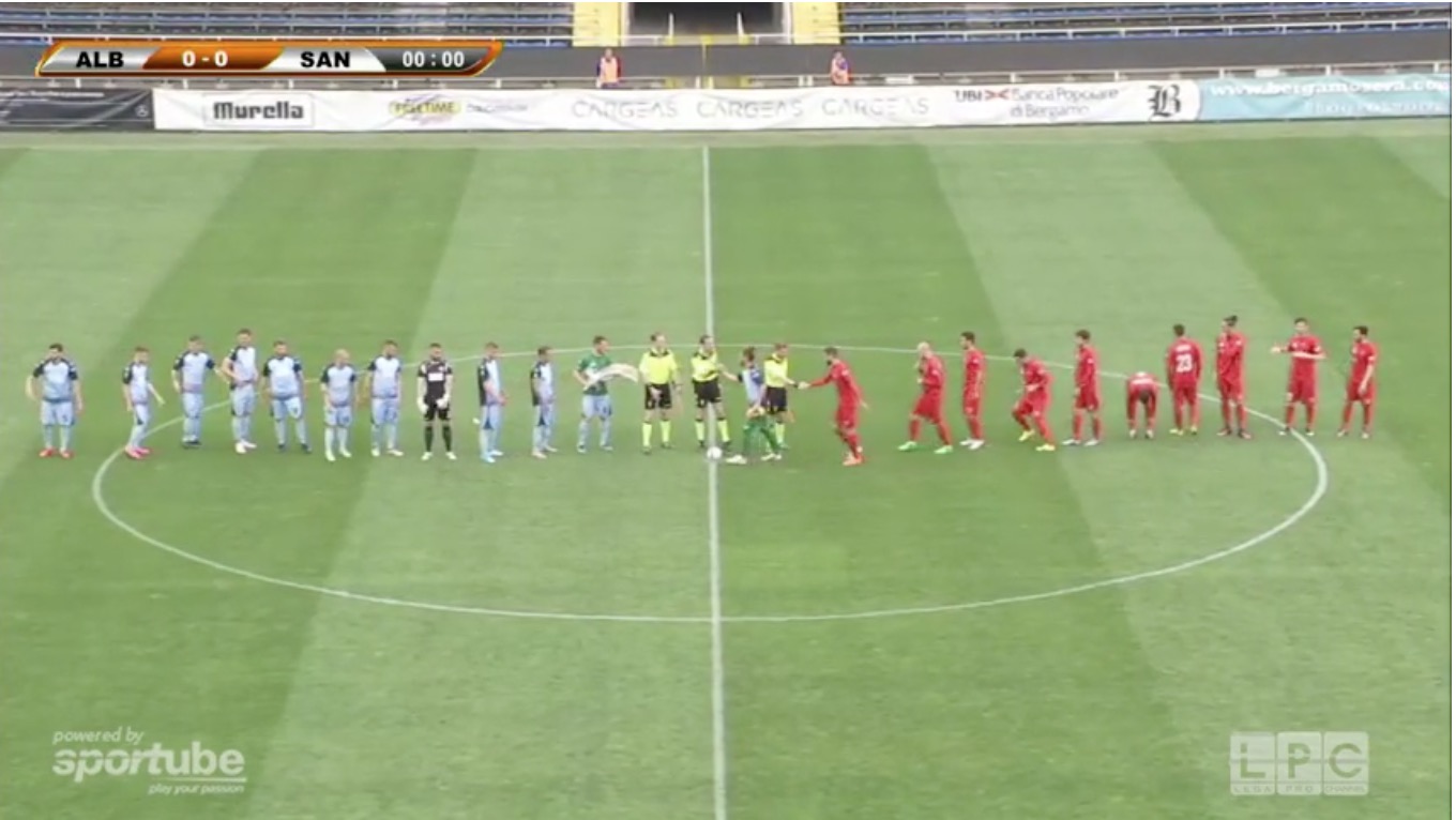 Albinoleffe-Gubbio Sportube: diretta live streaming, ecco come vederla