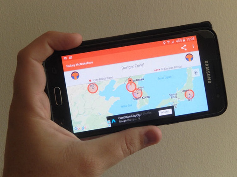 Nukey McNukeface, ecco app che ti dice se sarai attaccato da Kim Jong-un