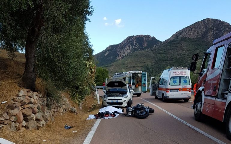 Nuoro, motociclista muore in incidente stradale sulla statale 198 tra Tortolì e Ilbono