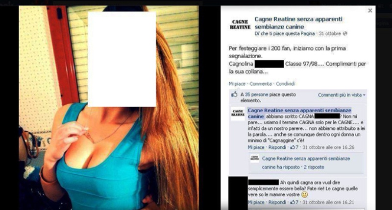 Facebook, pagine maschiliste dove si postano (e insultano) le proprie ragazze