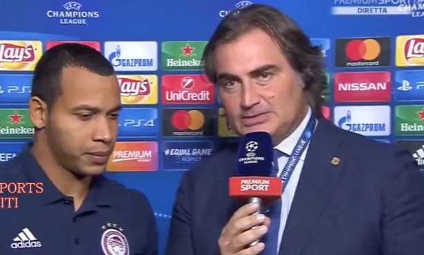 YOUTUBE Pardo intervista Pardo dopo Juve-Olympiacos, risate in studio