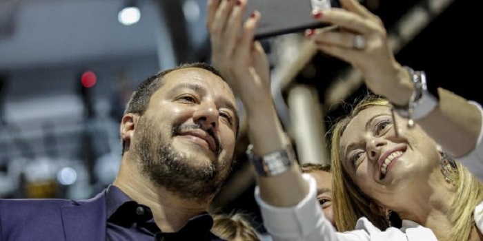 Giorgia Meloni e Matteo Salvini, spaccata sul referendum Lombardo-Veneto
