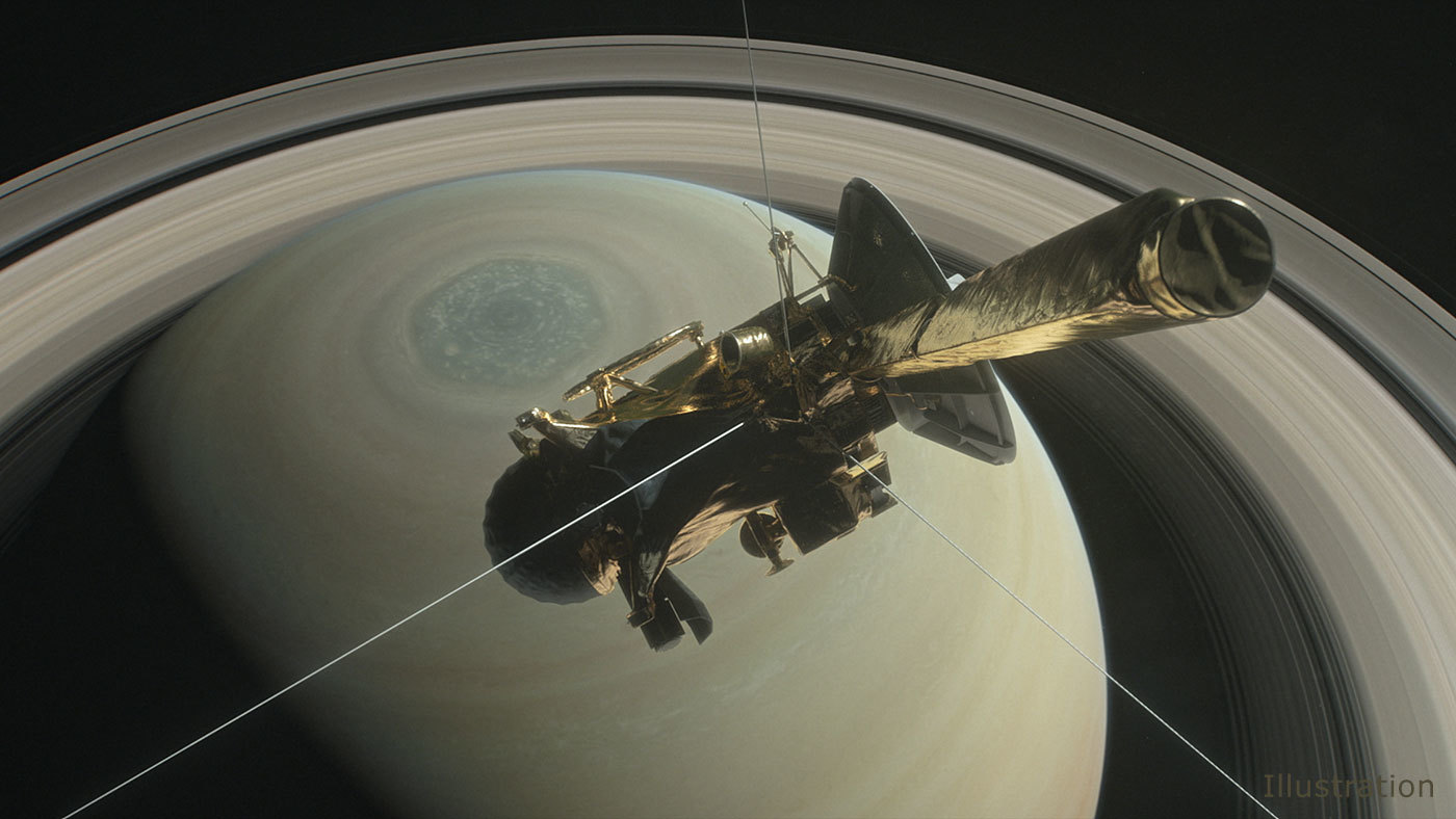 Sonda Cassini, il tuffo di addio nell'atmosfera di Saturno il 15 settembre
