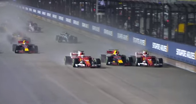 YOUTUBE Vettel, Raikkonen, Verstappen: di chi è la colpa dell'incidente?