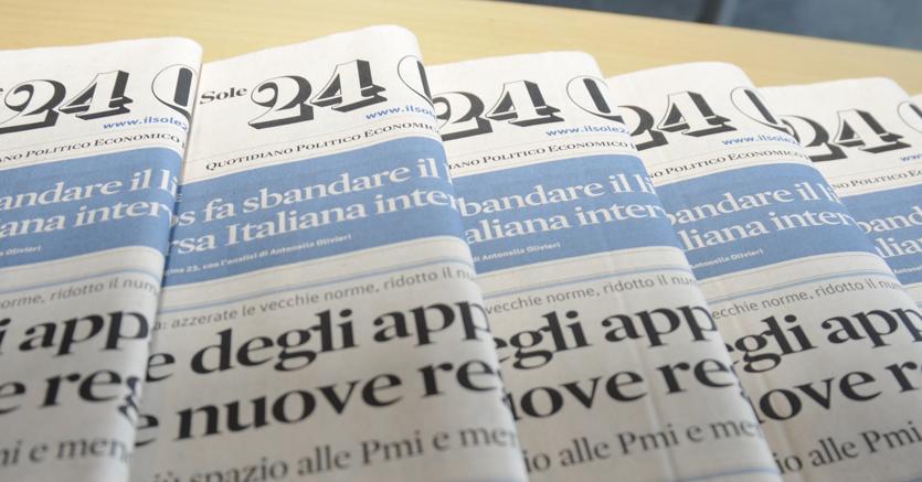Sole 24 Ore bilancio semestrale 2017: perdite ridotte (45,5 mln), ricavi a 121 mln, emorragia copie (-23%)