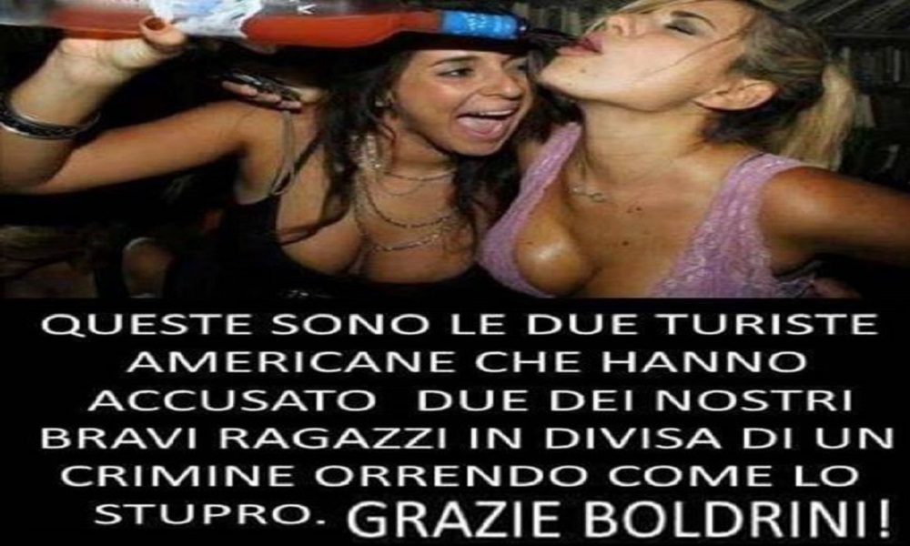 Firenze, la foto bufala delle studentesse americane