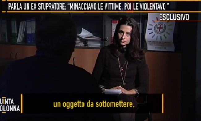 Quinta Colonna, parla l'ex stupratore seriale: "Così violentavo le mie vittime"