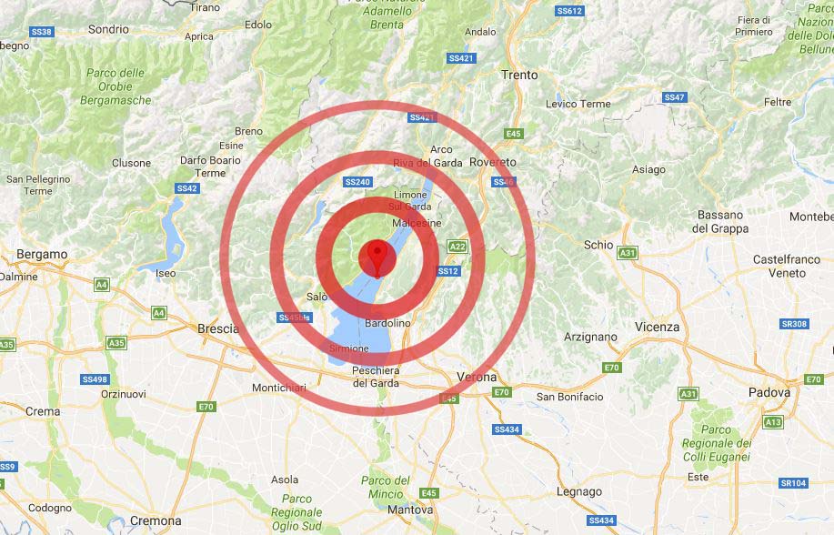 Terremoto Lago di Garda, 3 scosse sulla sponda bresciana. La più forte del 3.4