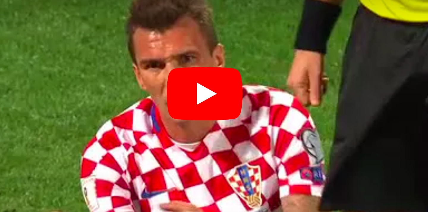 YOUTUBE Mario Mandzukic infortunio in Nazionale, Juventus in ansia