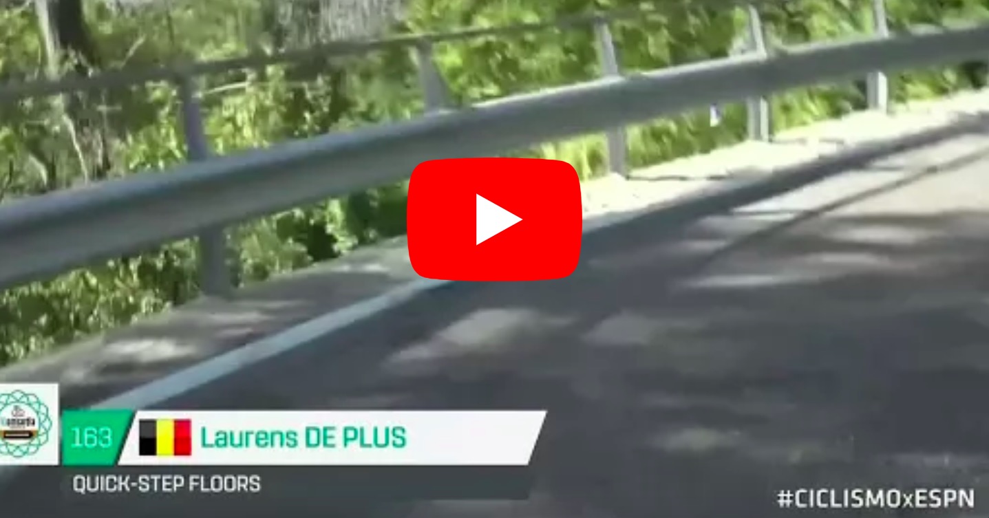 YOUTUBE Laurens De Plus, incidente terribile: vola in una scarpata