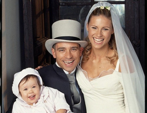 Michelle Hunziker ai tempi del matrimonio con Eros