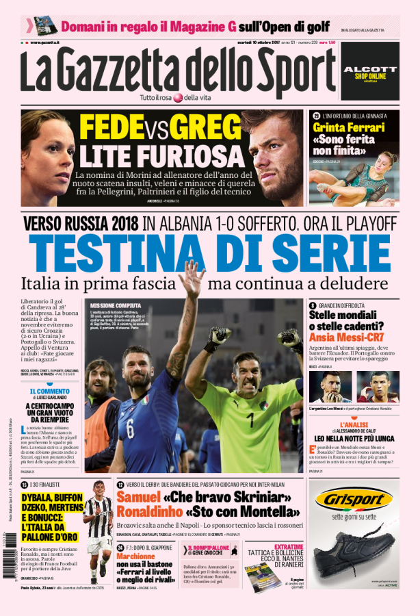 Calcio-rassegna-stampa