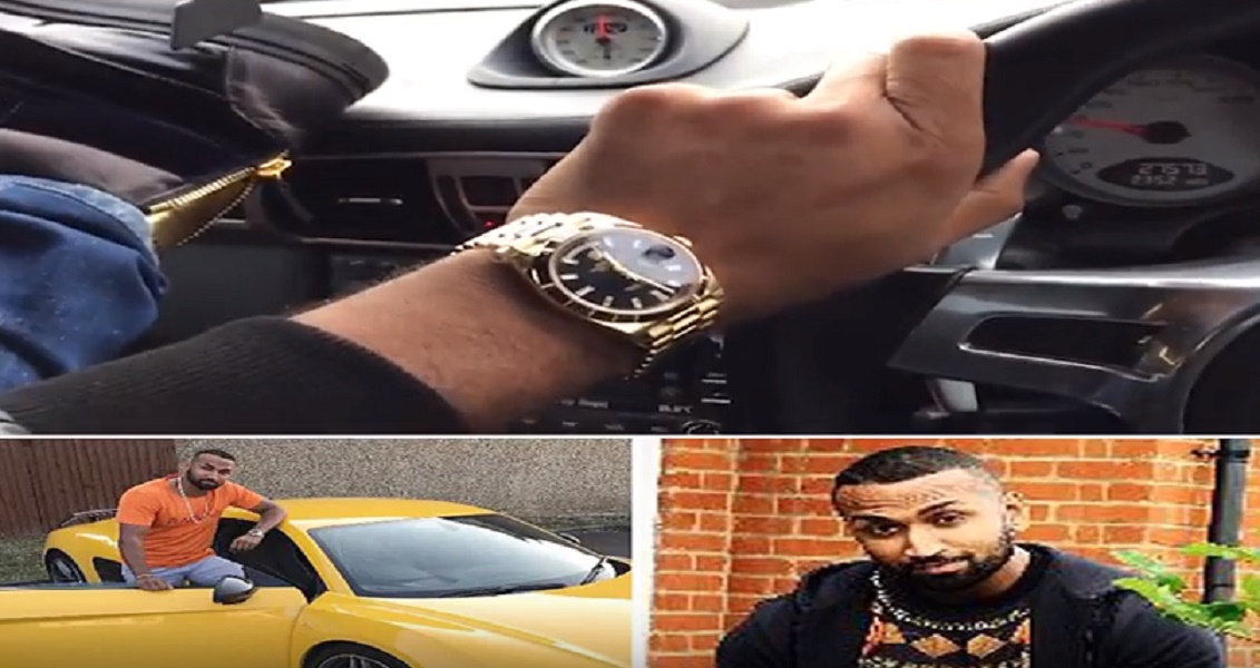 Si filma su Porsche mentre va a 200 km/h: Rolex d'oro e piede sul cruscotto