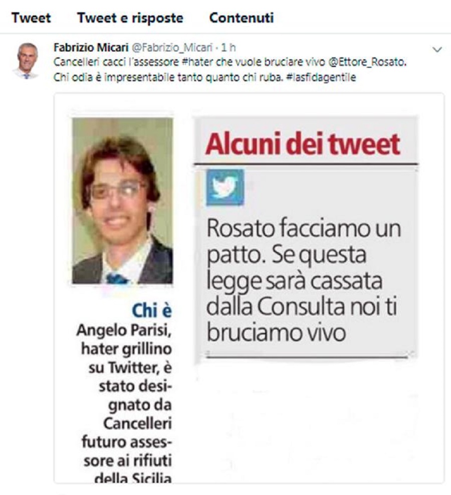 Ettore-Rosato-minacciato-Parisi-assessore