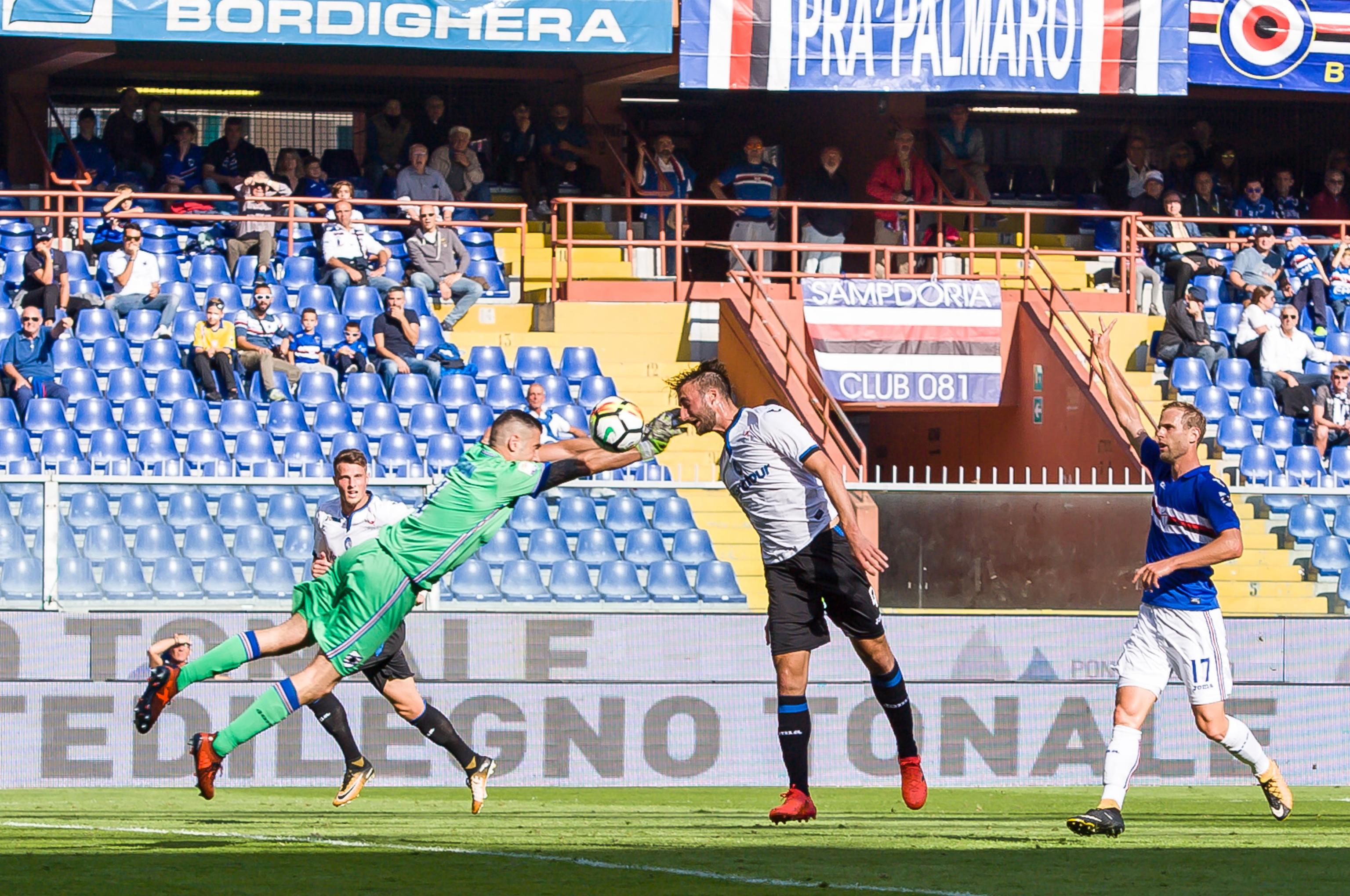 Sampdoria - Atalanta highlights pagelle video gol: Critante, Zapata e Caprari (foto Ansa)