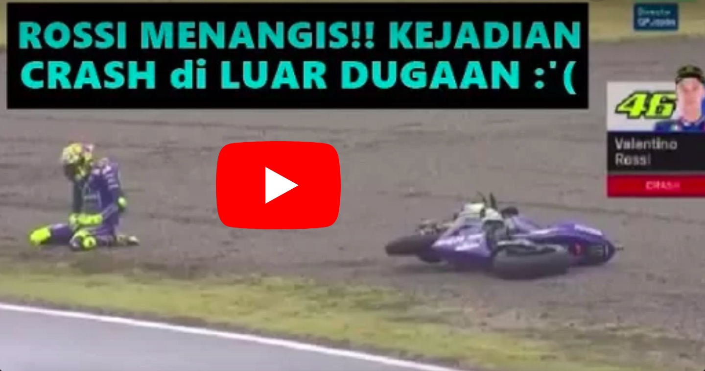 YOUTUBE Valentino Rossi caduta a Motegi (MotoGp Giappone)