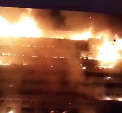 Camerun-incendio-parlamento