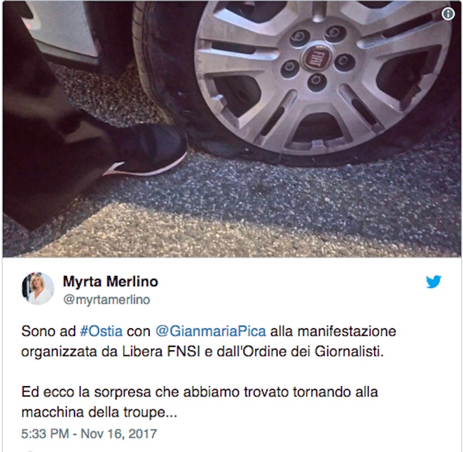 Ostia-gomme-tagliate-troupe-Myrta-Merlino