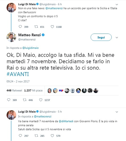 tweet-sfida-renzi-di-maio-