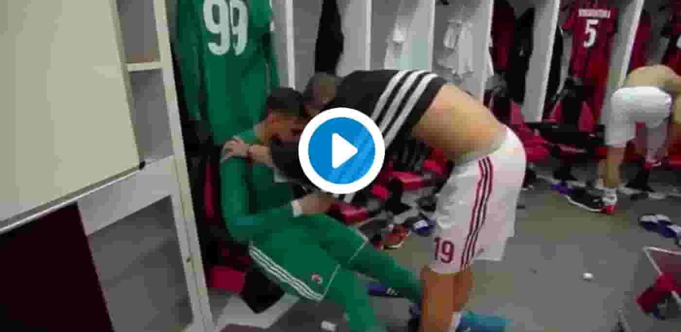 bonucci-donnarumma-spogliatoio-video