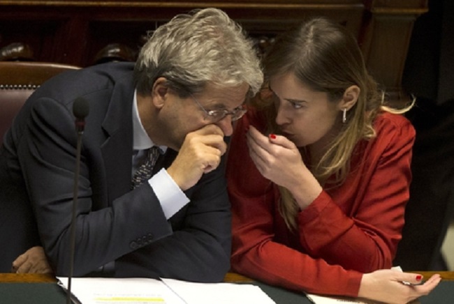 paolo-gentiloni-maria-elena-boschi