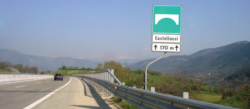 Autostrada A1, chiusa immissione A24: percorsi alternativi