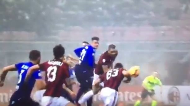 cutrone gol mano milan lazio