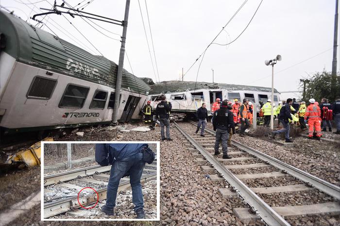 pioltello incidente treno