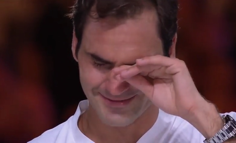 roger federer commosso