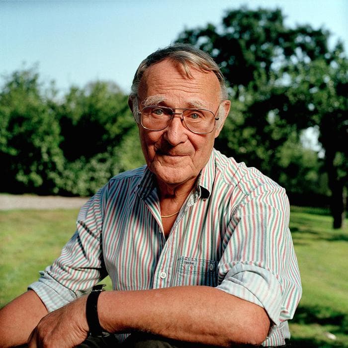 Una foto di Ingvar Kamprad, il fondatore di Ikea