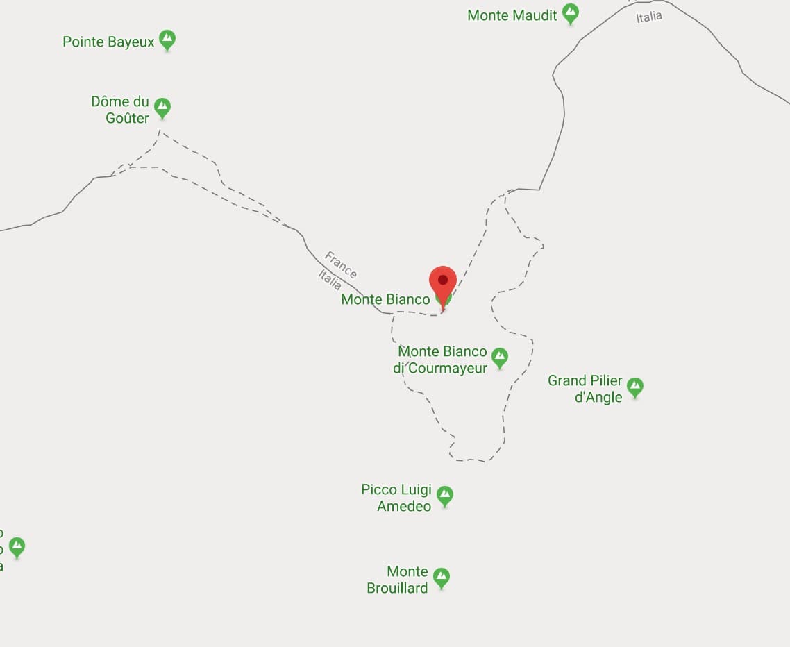 google-maps-monte-bianco