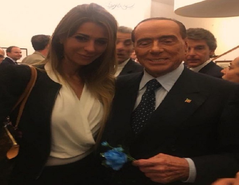 Matilde Siracusano e Silvio Berlusconi (foto Ansa)